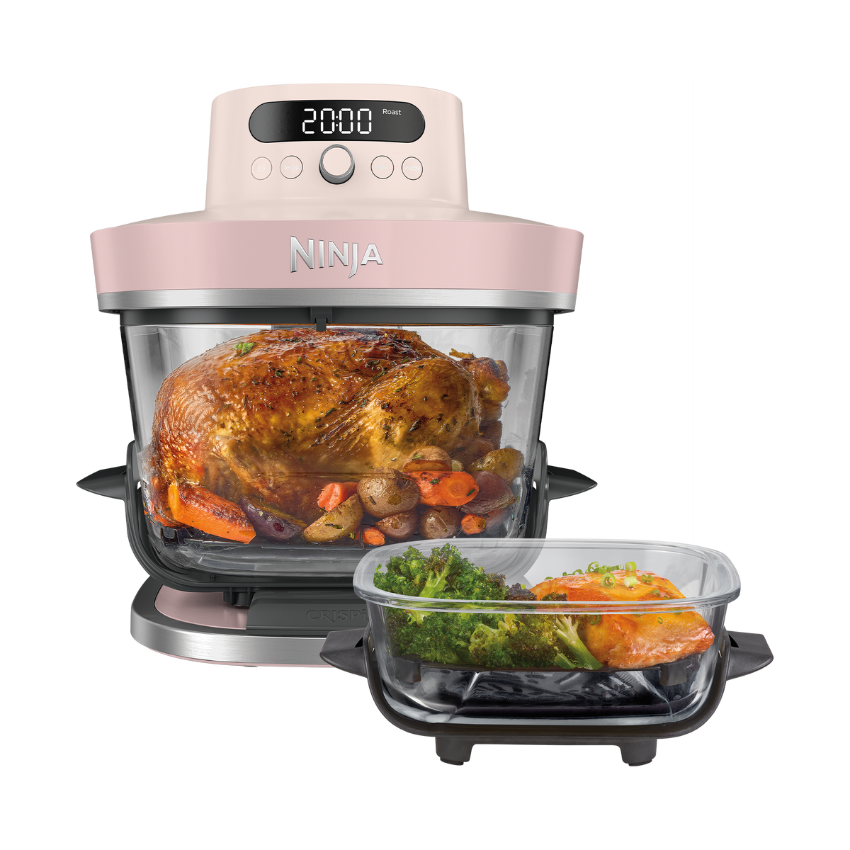 Ninja CRISPi PRO AS101EUCY Friggitrice ad Aria in Vetro 5,7 L