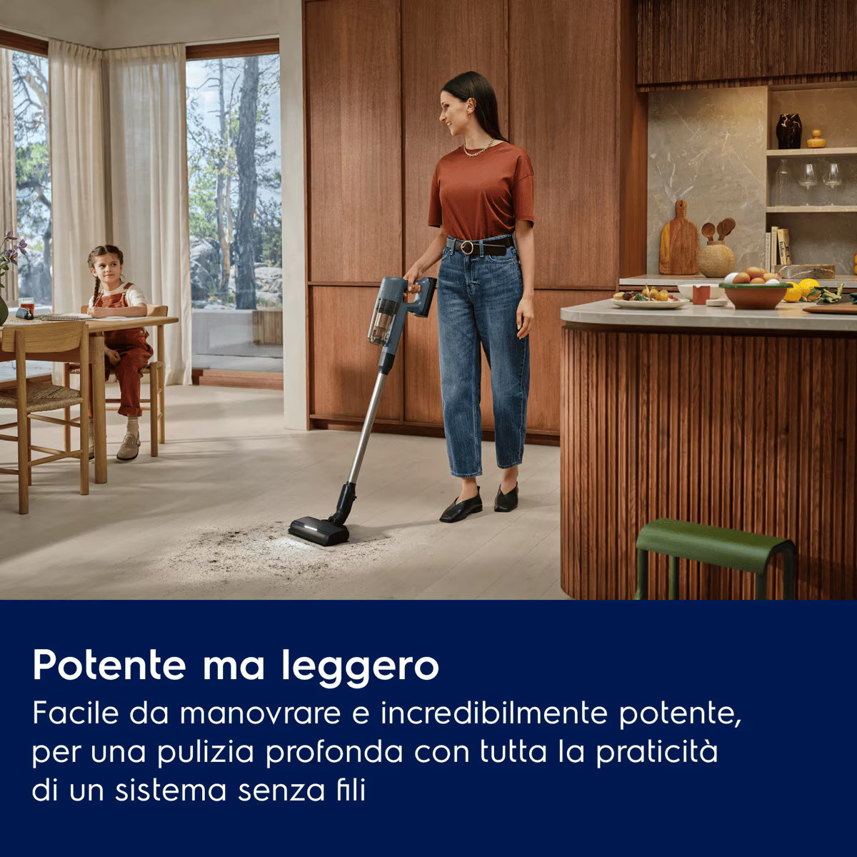 Electrolux Serie 700 EP72UB21OG Aspirapolvere Senza Filo Verde Oceano