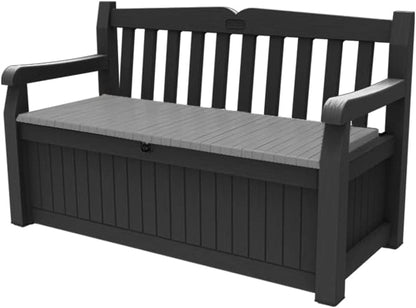 Keter Eden Panca Contenitore da Giardino 265L Grigio