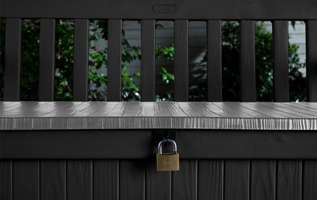 Keter Eden Panca Contenitore da Giardino 265L Grigio