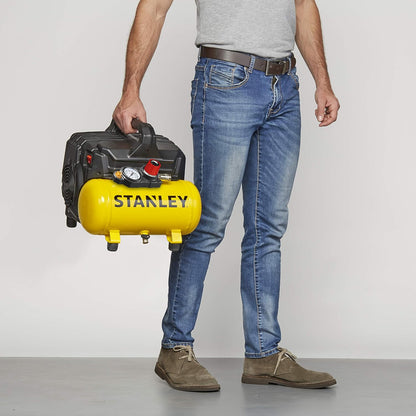 STANLEY Compressore d'Aria Portatile DST100/8/6 Silenzioso 6L