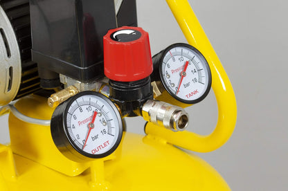 STANLEY Siltek Compressore Silenzioso Verticale 1.3HP 50L