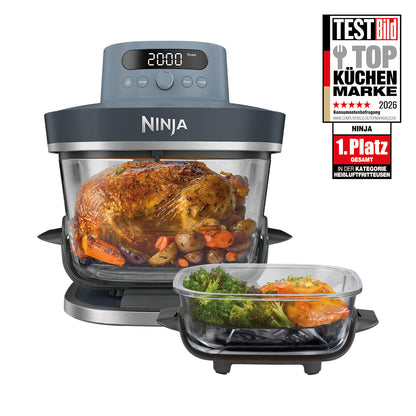 Ninja CRISPi PRO AS101EUCY Friggitrice ad Aria in Vetro 5,7 L