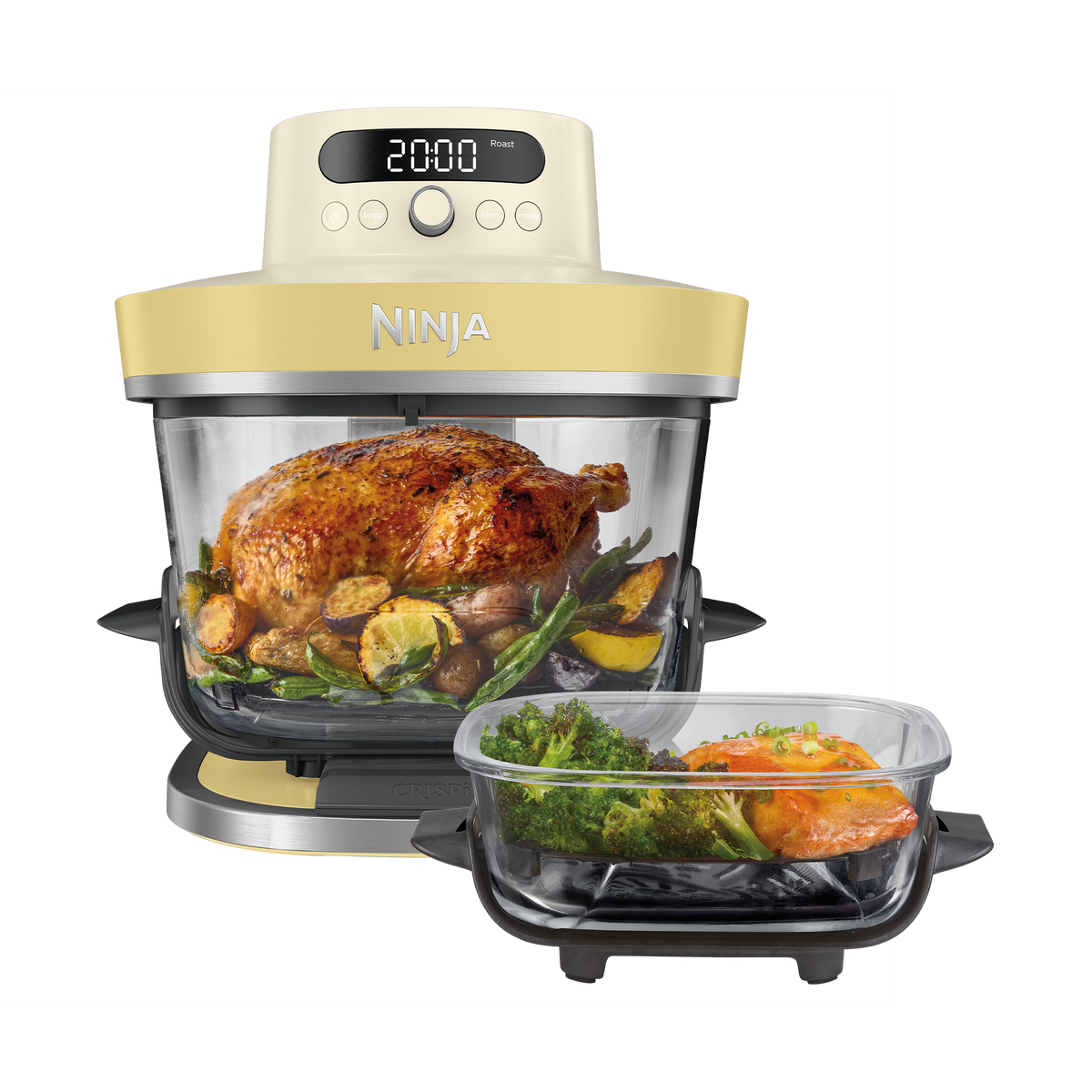 Ninja CRISPi PRO AS101EUCY Friggitrice ad Aria in Vetro 5,7 L