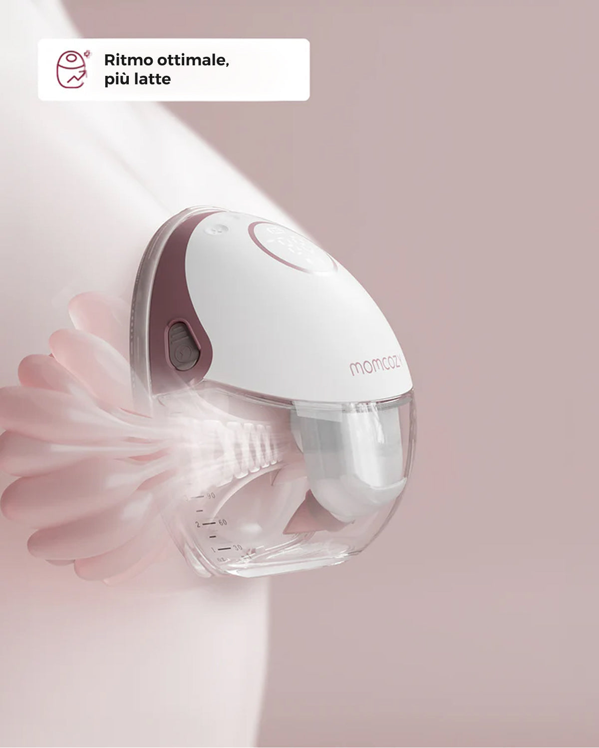 Momcozy Mobile Style™ M6 Tiralatte Sottile a Mani Libere