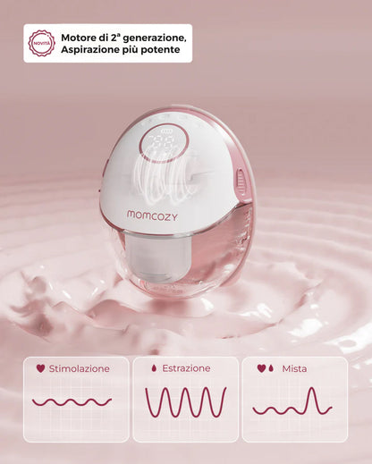 Momcozy Mobile Style™ M6 Tiralatte Sottile a Mani Libere