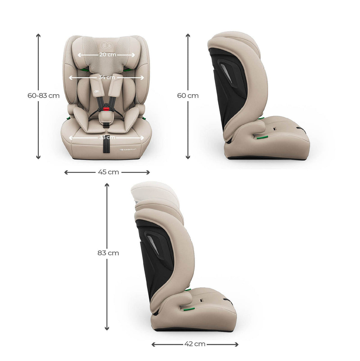 4Kraft COMFORT UP 2 PLUS i-Size Seggiolino Auto