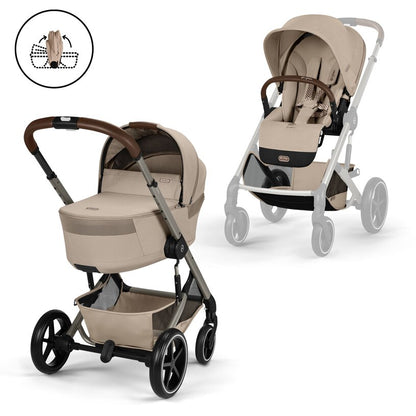 CYBEX Balios S Lux Passeggino Combinato Almond Beige